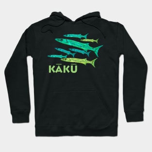 Kaku - Barracuda, Tropical,  Hawaiian Hoodie